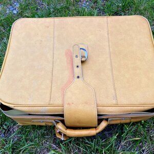70’s Vintage Interpur- 3 Piece LeatherSoft Luggage Set